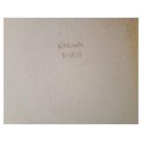 Artist Signed Landscape Oil on Board Painting