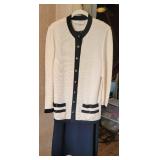 St. John Collection Knit Jacket and sheath dress.~ size 8