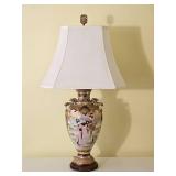 20th Century Satsuma Vase Table Lamp