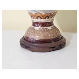 20th Century Satsuma Vase Table Lamp