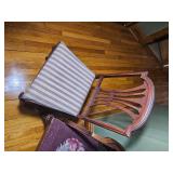 Antique Hepplewhite Mahogany Captain Chair and Accent Set