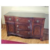 Vintage Mahogany Drexel Bowfront Sideboard Duncan Phyfe Style