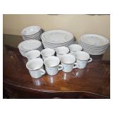 Oslo Pattern Brick Oven Stoneware Set