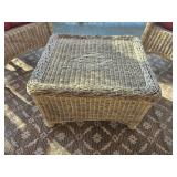 Wicker Porch Conversation Set with Cushions