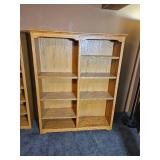 Blonde Oak Full Height Bookcase