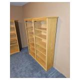 Blonde Oak Full Height Bookcase