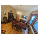 Antique Duncan Phyfe Style Dining Table and Chairs