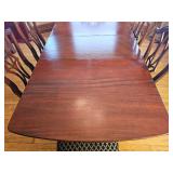 Antique Duncan Phyfe Style Dining Table and Chairs