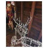 Illuminated Holiday Lawn Deer