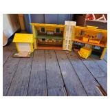 Vintage Fisher Price Play Family House and Vehicle Toy Group