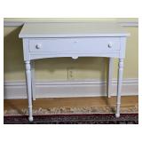 White Painted Writing Desk with Chair