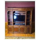 Traditional Wall Unit Entertainment Console Cabinet