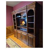 Traditional Wall Unit Entertainment Console Cabinet