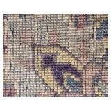 Large Traditional Hand Knotted Wool Area Rug Burgundy Field