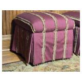 Pair of Sherrill Furniture Upholstered Ottomans
