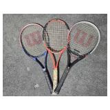 Wilson and Head Tennis Racquet Collection