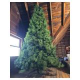 Large Artificial Christmas Tree with Metal Stand