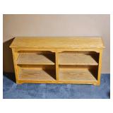 Blonde Oak Low Bookcase D