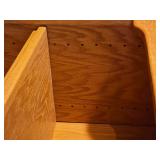 Blonde Oak Low Bookcase