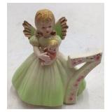 Vintage Josef Musical Figurine – Angel with Baby and Number 7 Harp