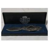 Dale Earnhardt Sr. #3 Goodwrench Racing Action Pocket Knife – Silver Plated Collectible in Box
