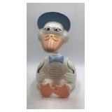 Vintage Mother Goose Storyteller Lamp – White Plastic Granny Duck with Blue Hat and Speaker Grille