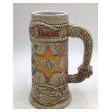 Vintage Budweiser Texas Stein – Handcrafted Limited Edition with Star & Rope Design