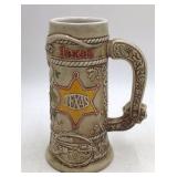 Vintage Budweiser Texas Stein – Handcrafted Limited Edition with Star & Rope Design