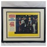 Framed 1960 "Let