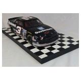 Dale Earnhardt Sr. Goodwrench Monte Carlo – Black Diecast "Number Seven" Win Replica on Checkered Base