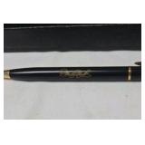 Vintage Dale Earnhardt Black Ballpoint Pen – Gold Signature & Trim in Box