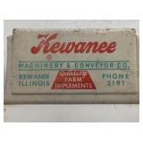 Vintage Kewanee Farm Implements Clipboard – Metal with Advertising Clip