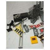 WCW nWo and WWF Wrestling Ring Accessories Lot – Entrance Stage and Playset Parts