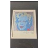 Framed Andy Warhol Marilyn Monroe Print