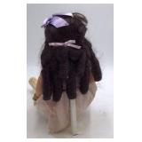 Vintage Effanbee Doll – Brunette Girl in Lavender Dress