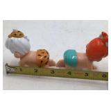 Vintage Wind-Up Flintstones Toys – Pebbles and Bamm-Bamm Crawling
