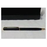 Vintage Dale Earnhardt Black Ballpoint Pen – Gold Signature & Trim in Box