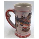 Vintage Walt Disney World Ceramic Stein – Ceramarte Made in Brazil with Castle Scene