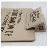 Vintage Oreo Clipboard – 75 Years Oreo Advertising with Woman on Phone Scene