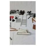 WCW WWF Wrestling Action Figure Accessories Lot – Ring Parts and Props