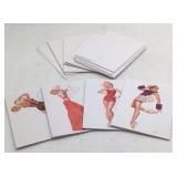 The Petty Girls Notecard Set – Classic Pin-Up Girls