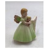 Vintage Josef Musical Figurine – Angel with Baby and Number 7 Harp