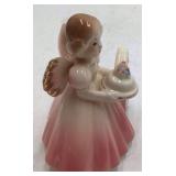 Vintage Josef Birthday Angel Figurine – Number 6 Birthday Girl