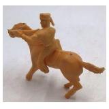 Vintage Plastic Cavalry Rider Figurine