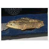 Dale Earnhardt Sr. #3 Goodwrench Racing Action Pocket Knife – Gold Plated Collectible in Box