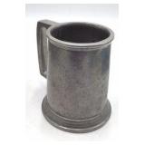 Vintage Wilton Pewter Monogrammed Beer Set – Pitcher and Four Mugs with Initials