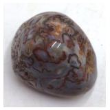 Assortment of Small Agate Geodes, Tumbled Stones, and Painted Slice Pendant