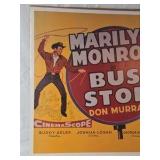 1956 "Bus Stop" Movie Poster – Marilyn Monroe with Don Murray