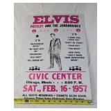 1957 Elvis Presley Concert Poster – Chicago Civic Center February 16