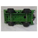 Vintage Tonka Custom Pick-Up Truck – Green Metal with Exposed Chrome Engine and Yellow Stripes